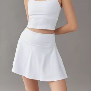 White Women’s Athletic Mini Skirt